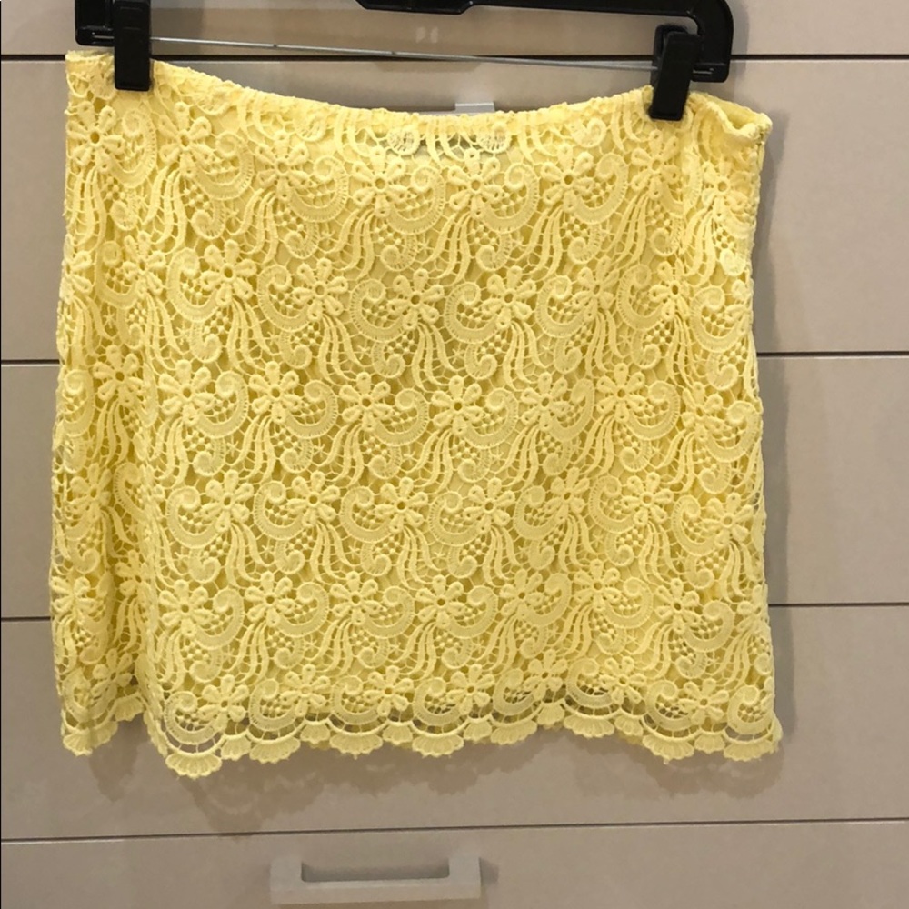 Yellow skirt